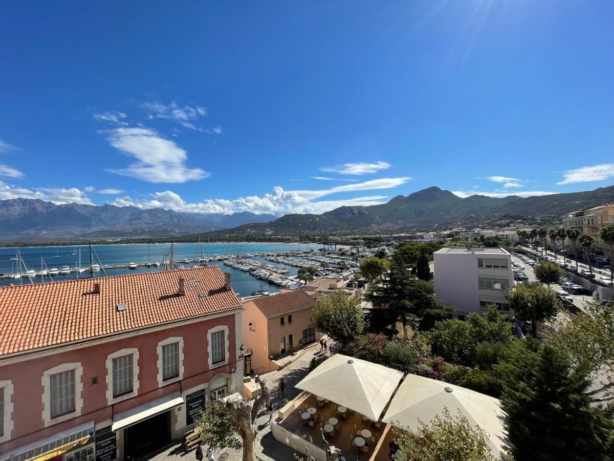 Calvi T2 Climatise, Wifi, Centre-Ville, A Proximite Plage, Commerces, Taxi & Gare, Vue Plage & Montagne Eksteriør bilde